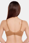 Juliet Double Layered Non-Wired Full Coverage T-Shirt Bra - Coffee Brown — thumbnail 2